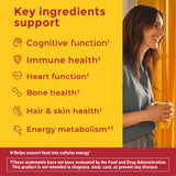 Nature Made Advanced Multivitamin Gummies for Her nutritional information label