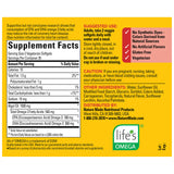 Nature Made Algae Omega 3 Softgels 540 mg softgels in a glass of water
