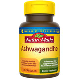 Nature Made Ashwagandha Capsules 60 Count front view
