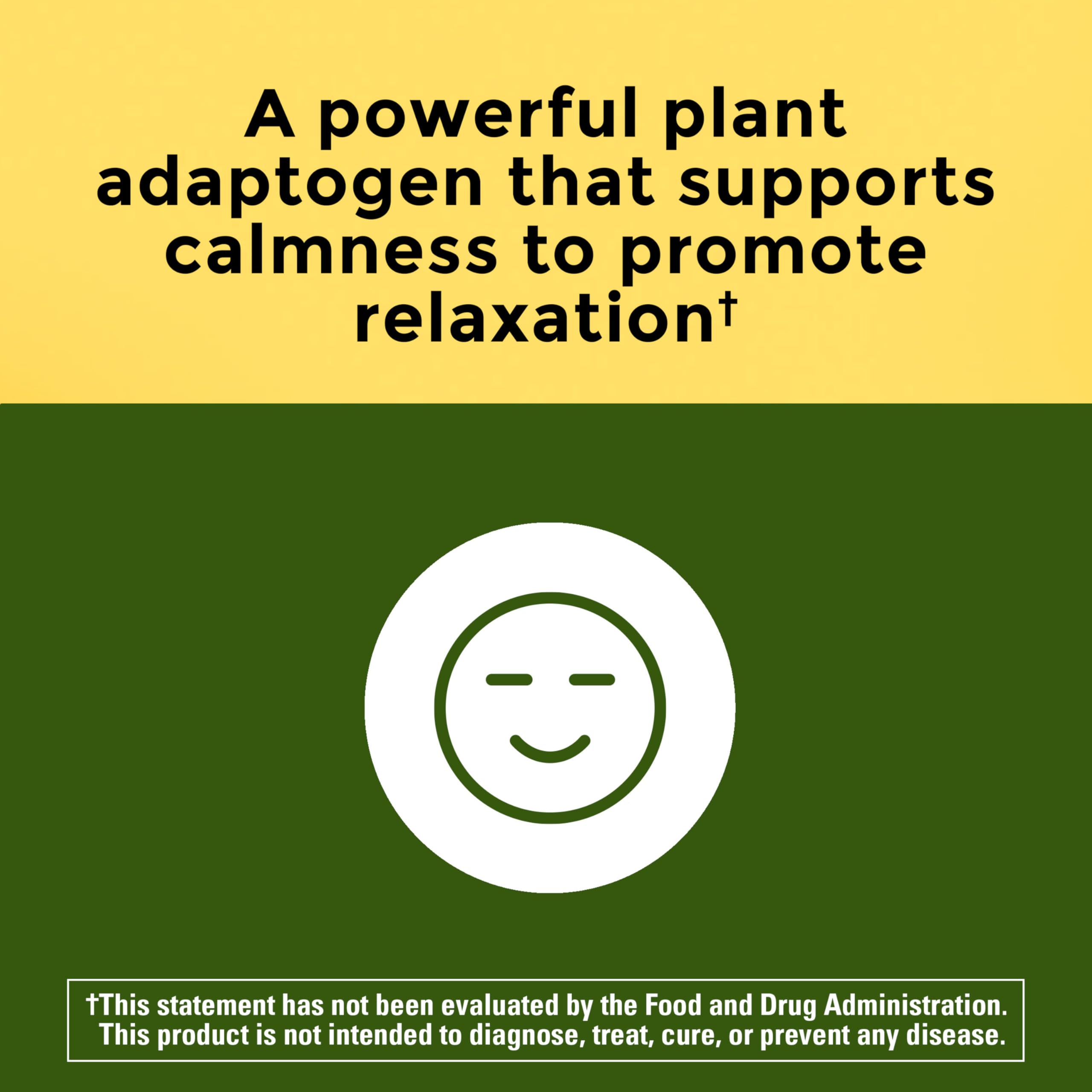 Nature Made Ashwagandha Capsules with Sensoril extract