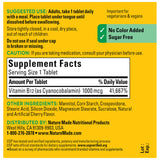 Nature Made B12 1000 mcg Fast Dissolve Tablets in a daily supplement setup