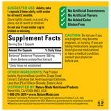 Nature Made Berberine Phytosome Capsules 550mg on a wooden table
