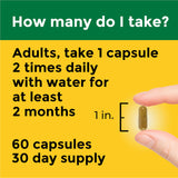 Nature Made Berberine Phytosome Capsules 550mg with capsules displayed