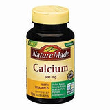Nature Made Calcium 500mg with Vitamin D3 130 tablets pack of 3