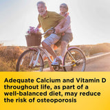 Nature Made Calcium 600 mg with Vitamin D3 Tablets bottle side view