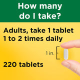 Nature Made Calcium 600 mg with Vitamin D3 Tablets close-up of tablets