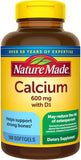 Nature Made Calcium with Vitamin D3 712g supplement front view
