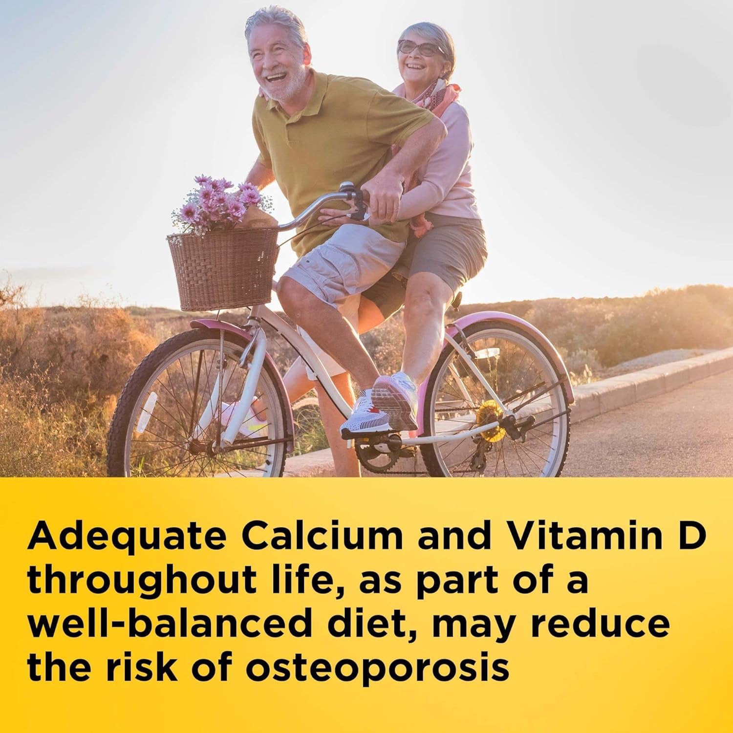 Nature Made Calcium with Vitamin D3 712g supplement side view