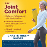Nature Made capsules showing Chaste Tree and Ginger ingredients