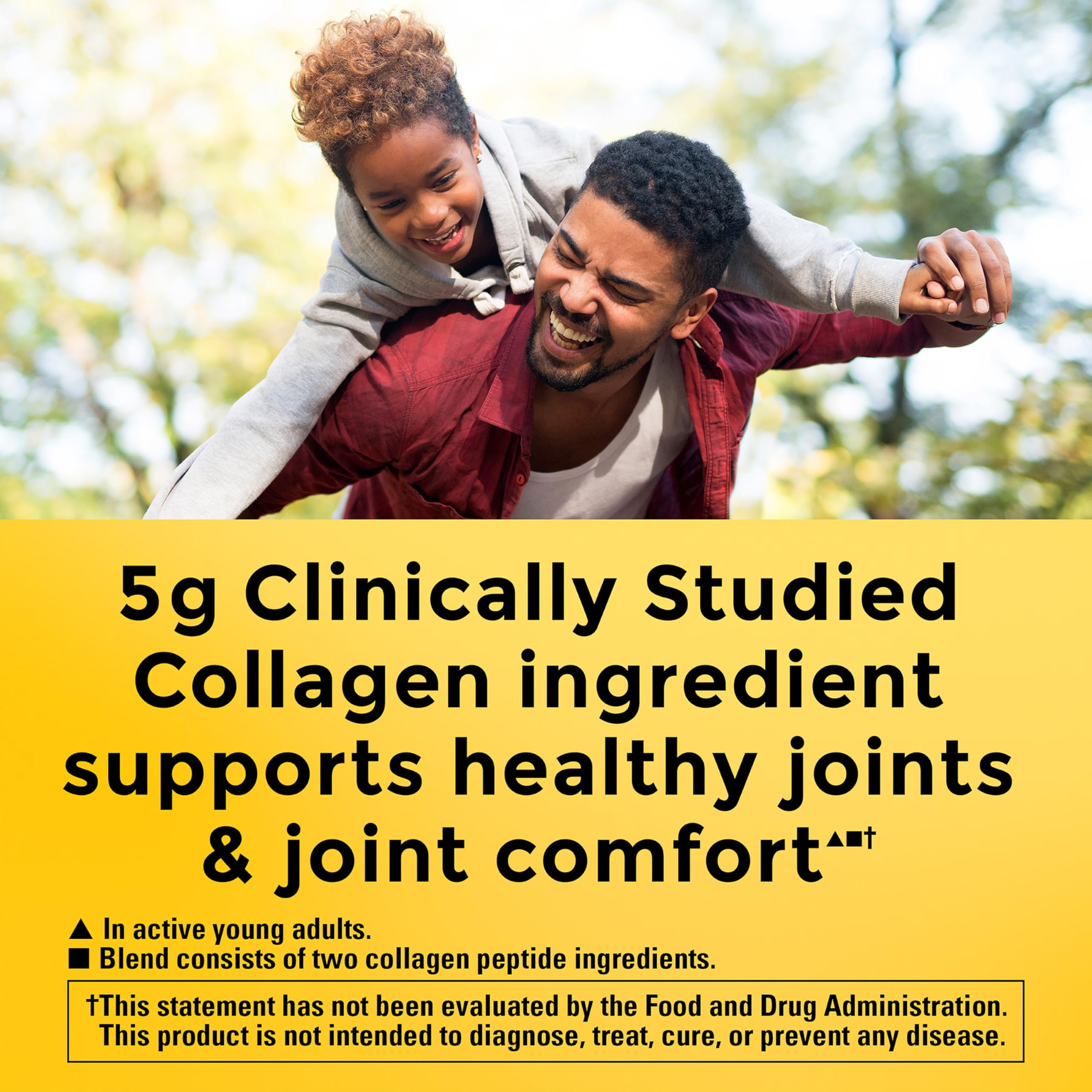 Nature Made Collagen Peptides Drink Mix Powder scoop and powder