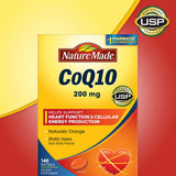 Nature Made CoQ10 200 mg Softgels 60 count front view