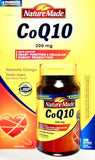Nature Made CoQ10 200mg softgels bottle front view, 140 count