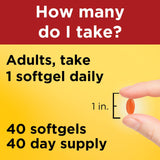 Nature Made CoQ10 200mg Softgels packaging with product details