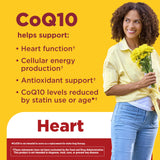 Nature Made CoQ10 gummies mango flavour close-up