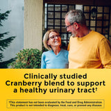 Nature Made Cranberry Capsules 500mg side view with label