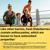 Nature Made Elderberry Gummies raspberry flavour close-up
