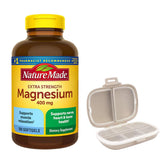 Nature Made Extra Strength Magnesium 400 mg Softgels front view