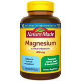 Nature Made Extra Strength Magnesium 400mg Softgels bottle front view