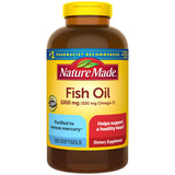 Nature Made Fish Oil 1000 mg Softgels 320 count bottle front view
