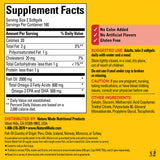 Nature Made Fish Oil 1000 mg Softgels showing softgel size and shape