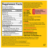 Nature Made Fish Oil 1200 mg Softgels with water and meal