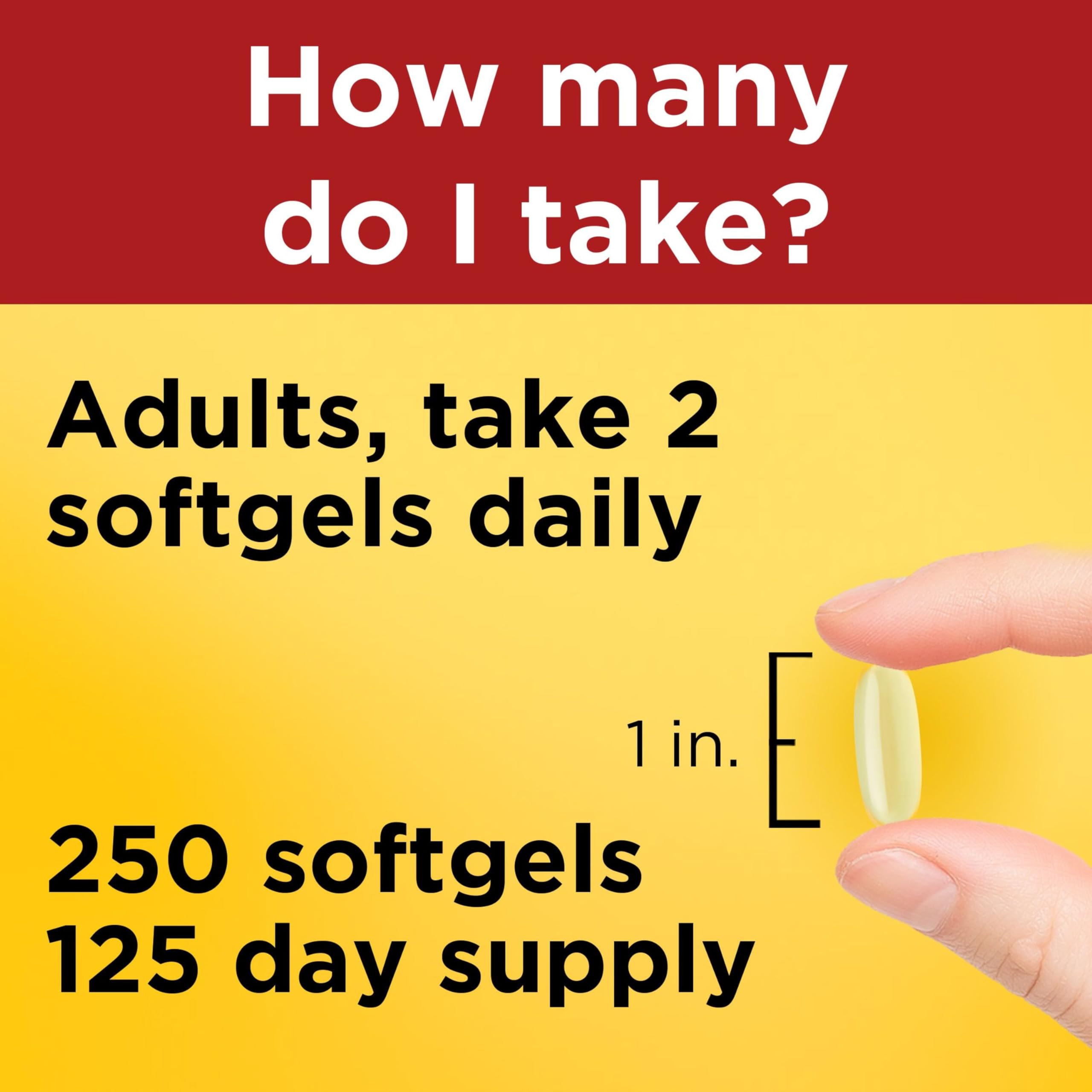 Nature Made Fish Oil 2000 mg softgels with measuring spoon