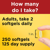 Nature Made Fish Oil 2000 mg softgels with measuring spoon