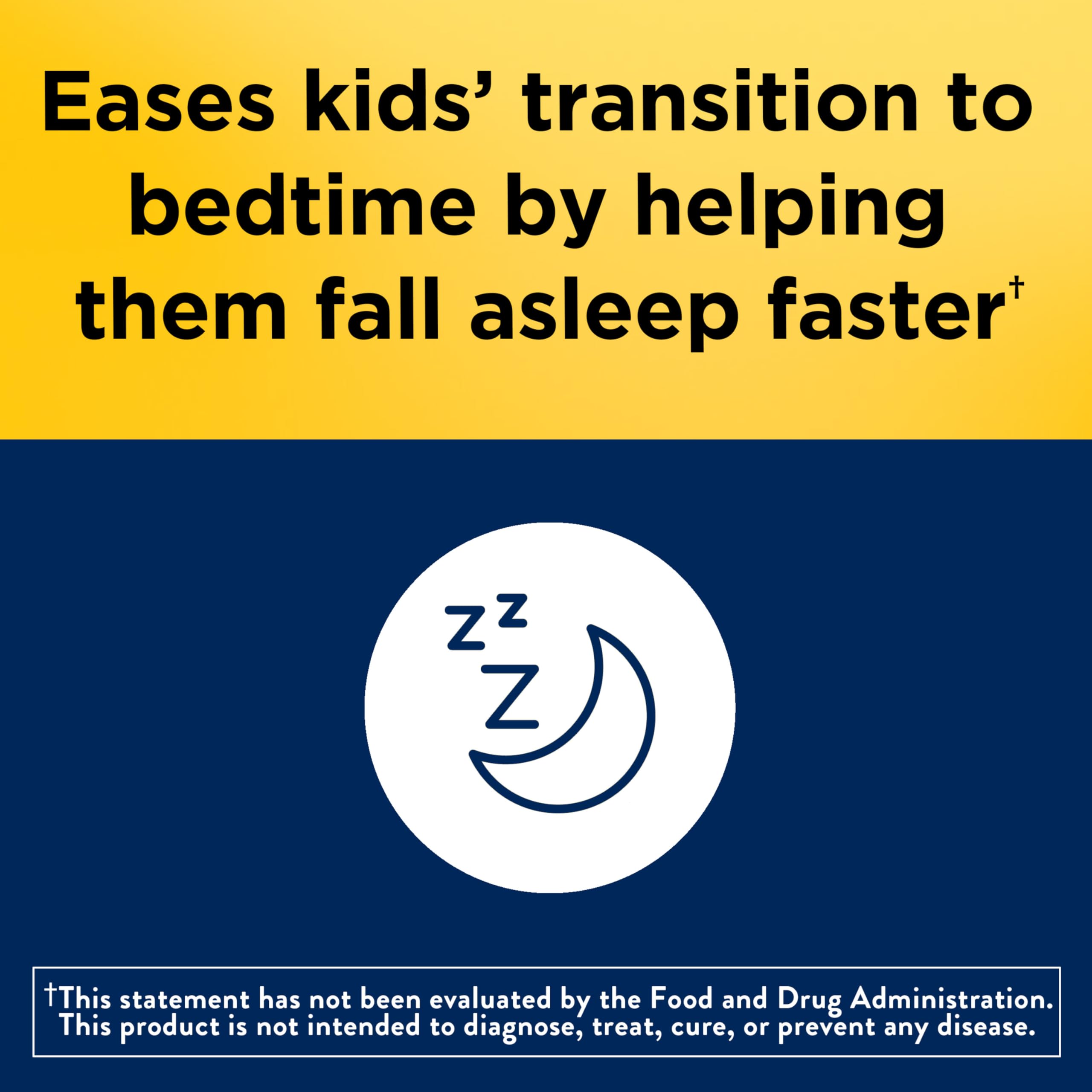 Nature Made Kids Melatonin Gummies ingredients list on packaging