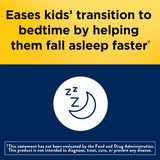 Nature Made Kids Melatonin Gummies ingredients list on packaging