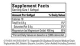Nature Made Magnesium 400 mg Softgel lifestyle scene with water