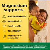 Nature Made Magnesium Citrate Gummies 200mg bottle side view