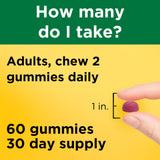 Nature Made Magnesium Citrate Gummies on a wooden table