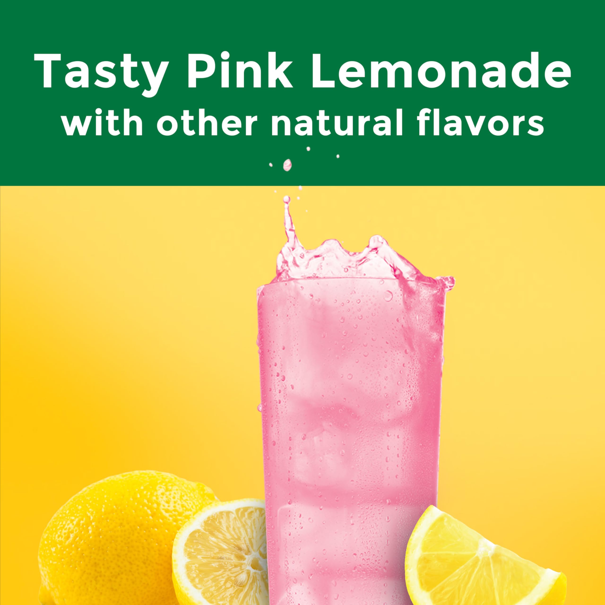 Nature Made Magnesium Complex Powder Drink Mix with a scoop and glass of mixed drink