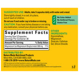 Nature Made Magnesium Glycinate Capsules 300 mg on a wooden table