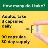 Nature Made Magnesium L-Threonate capsules on a wooden table