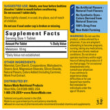 Nature Made Melatonin 10mg Fast Dissolve Tablets close-up of mixed berry flavour