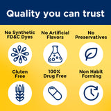 Nature Made Melatonin 3mg Sleep Aid Tablets side view