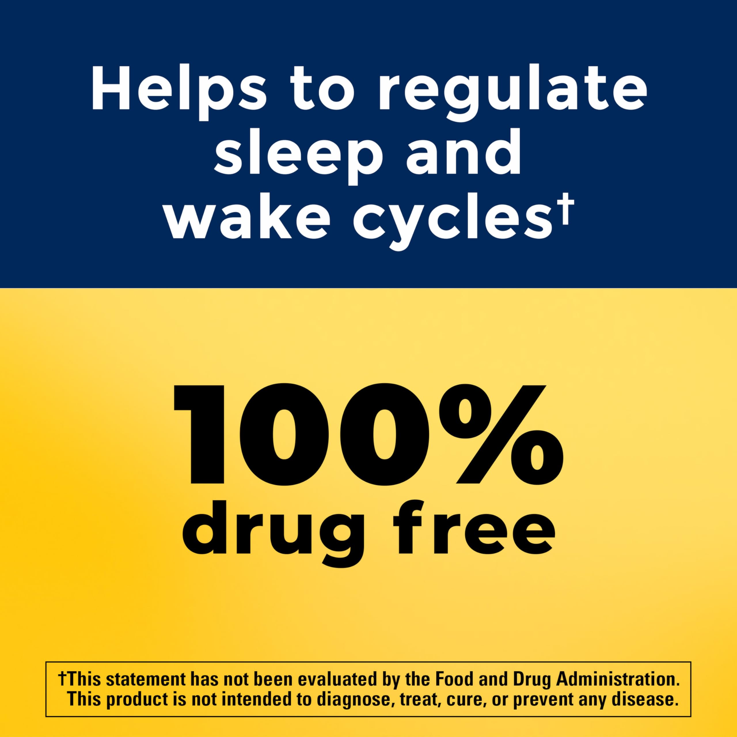 Nature Made Melatonin 3mg tablet back label