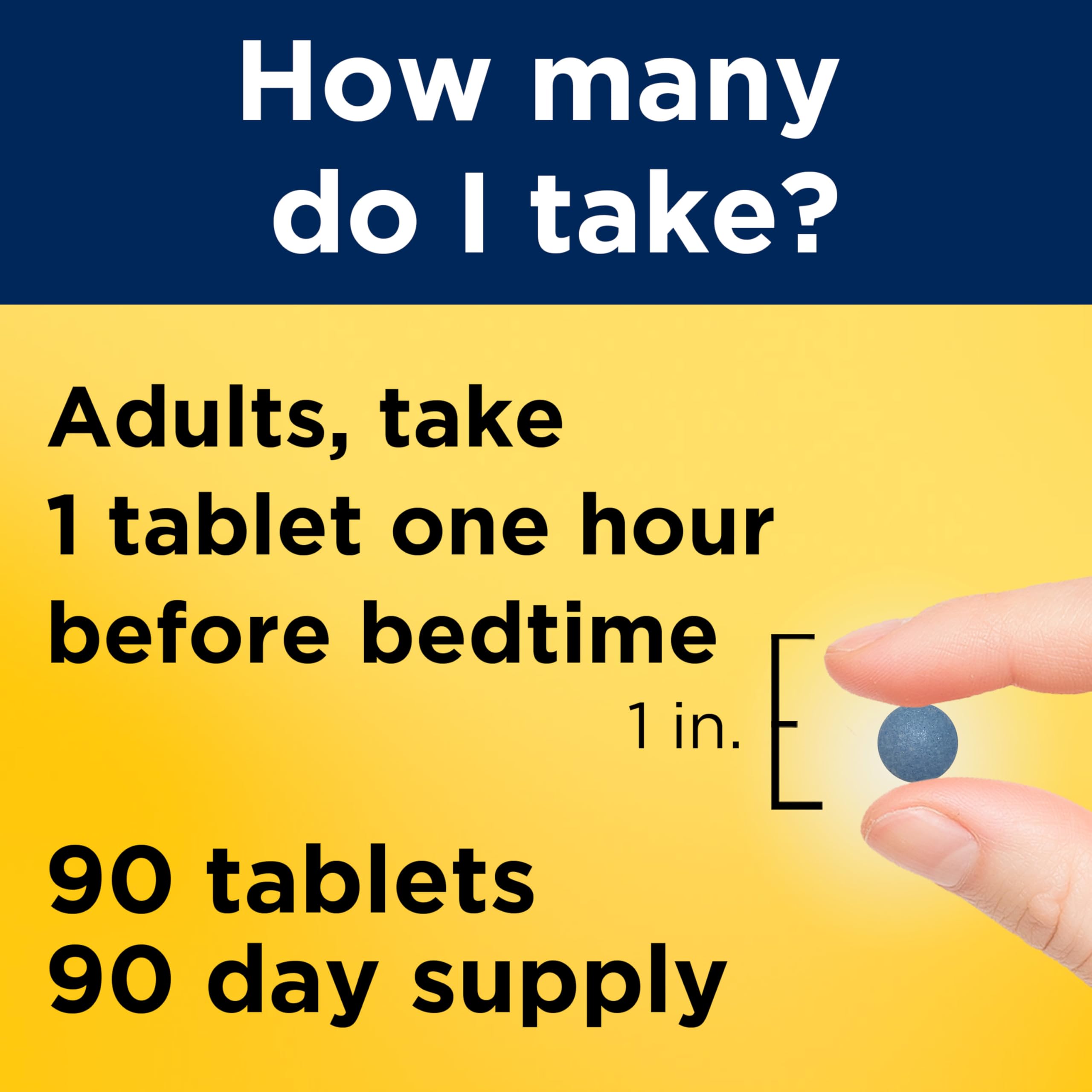 Nature Made Melatonin Extended Release Tablets on a wooden table