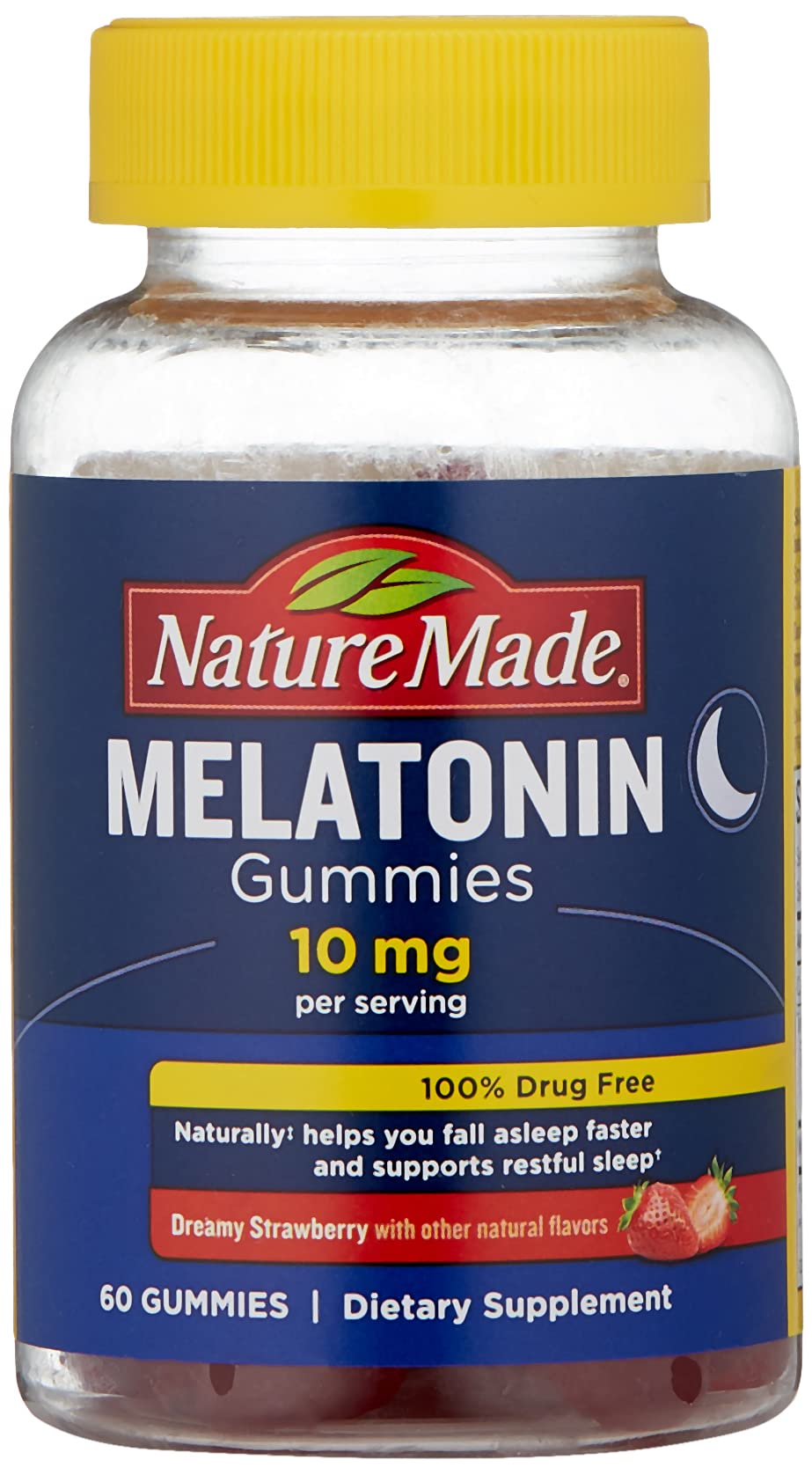 Nature Made Melatonin Gummies 10 mg front view packaging