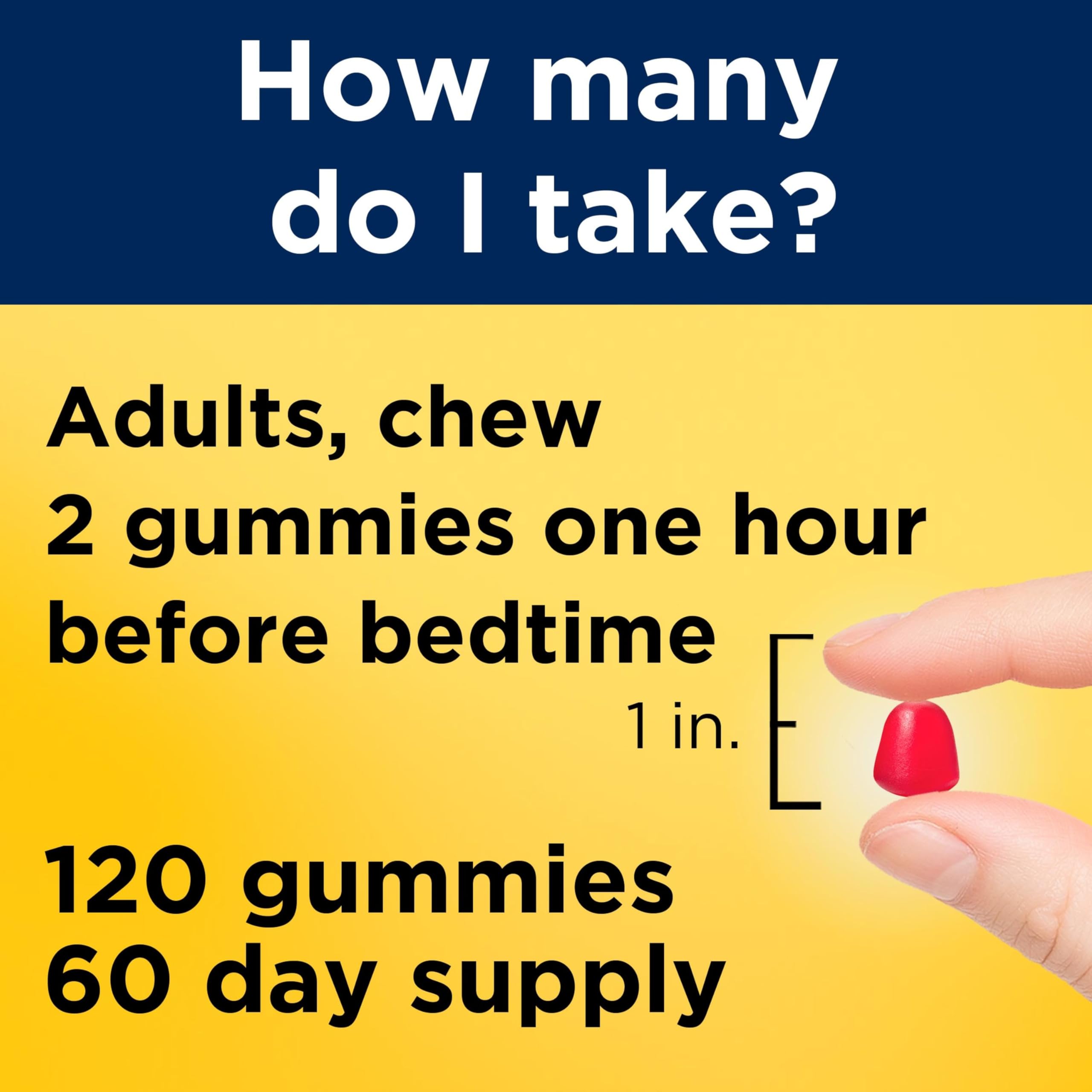 Nature Made Melatonin Gummies 10mg gummies in hand