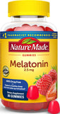 Nature Made Melatonin Gummies 2.5 mg bottle front view