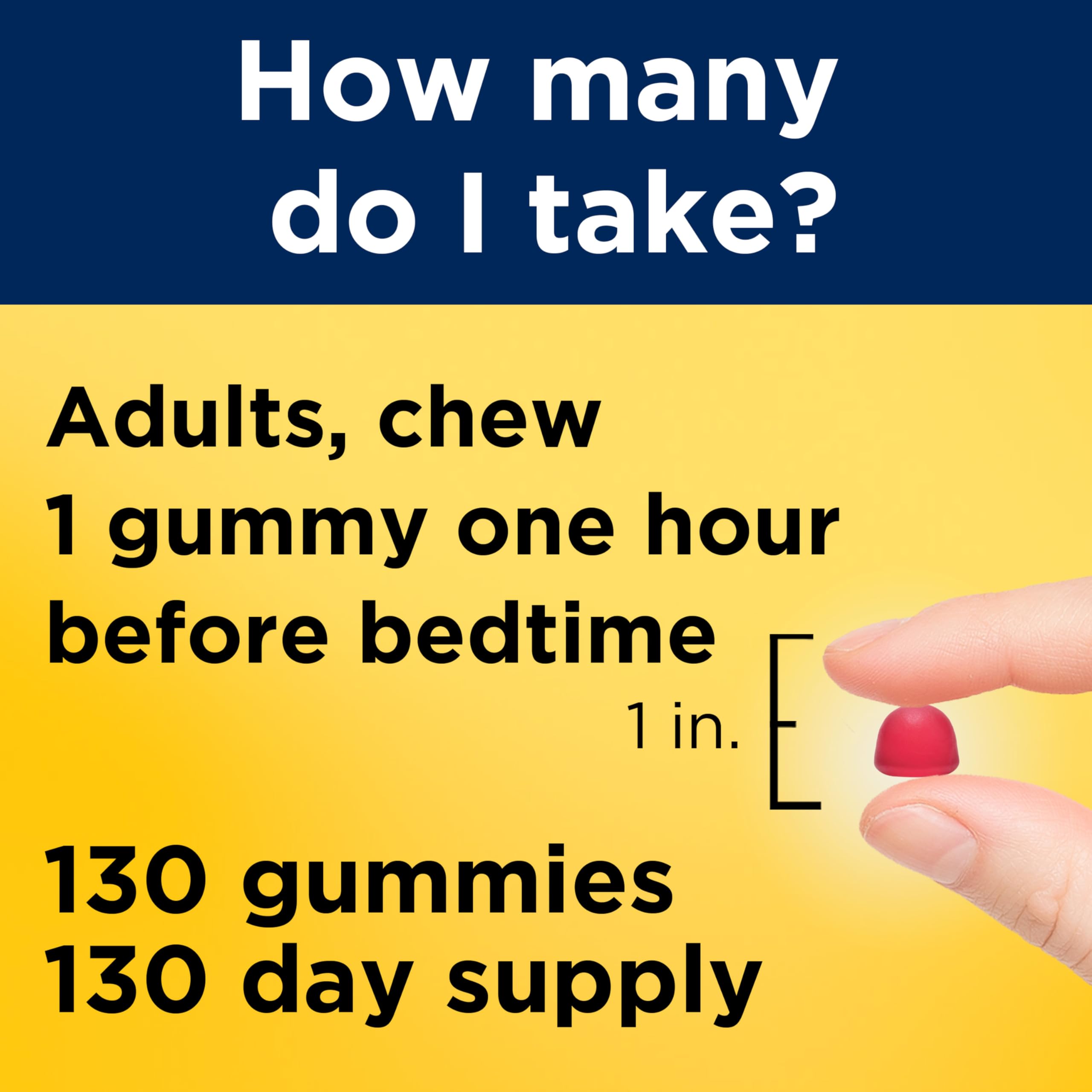 Nature Made Melatonin Gummies 2.5 mg bottle with cap on