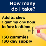 Nature Made Melatonin Gummies 2.5 mg bottle with cap on