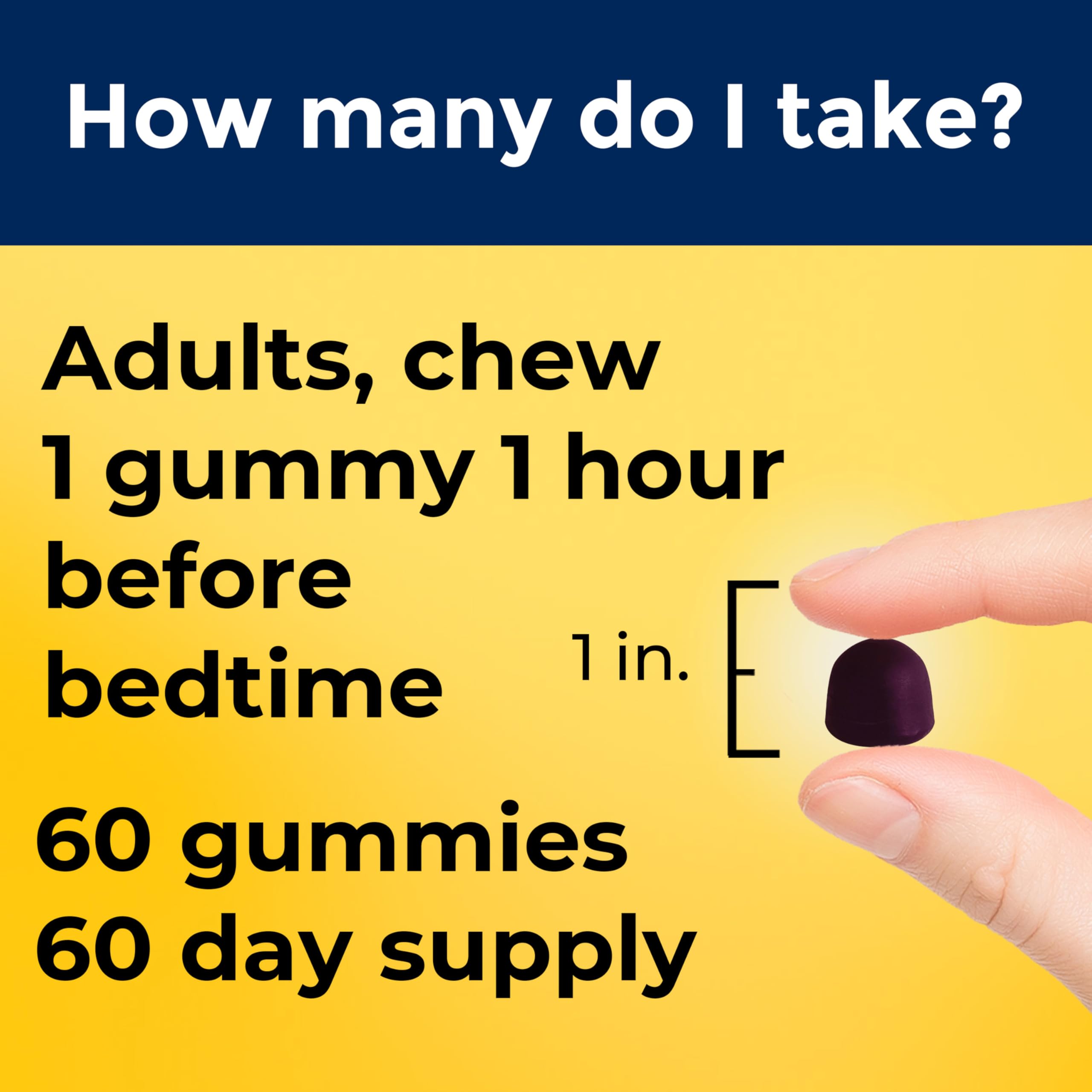 Nature Made Melatonin Gummies 3mg nutritional information