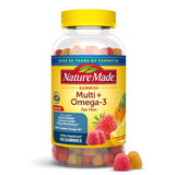 Nature Made Multivitamin for Him + Omega-3 Gummies 150 count front view