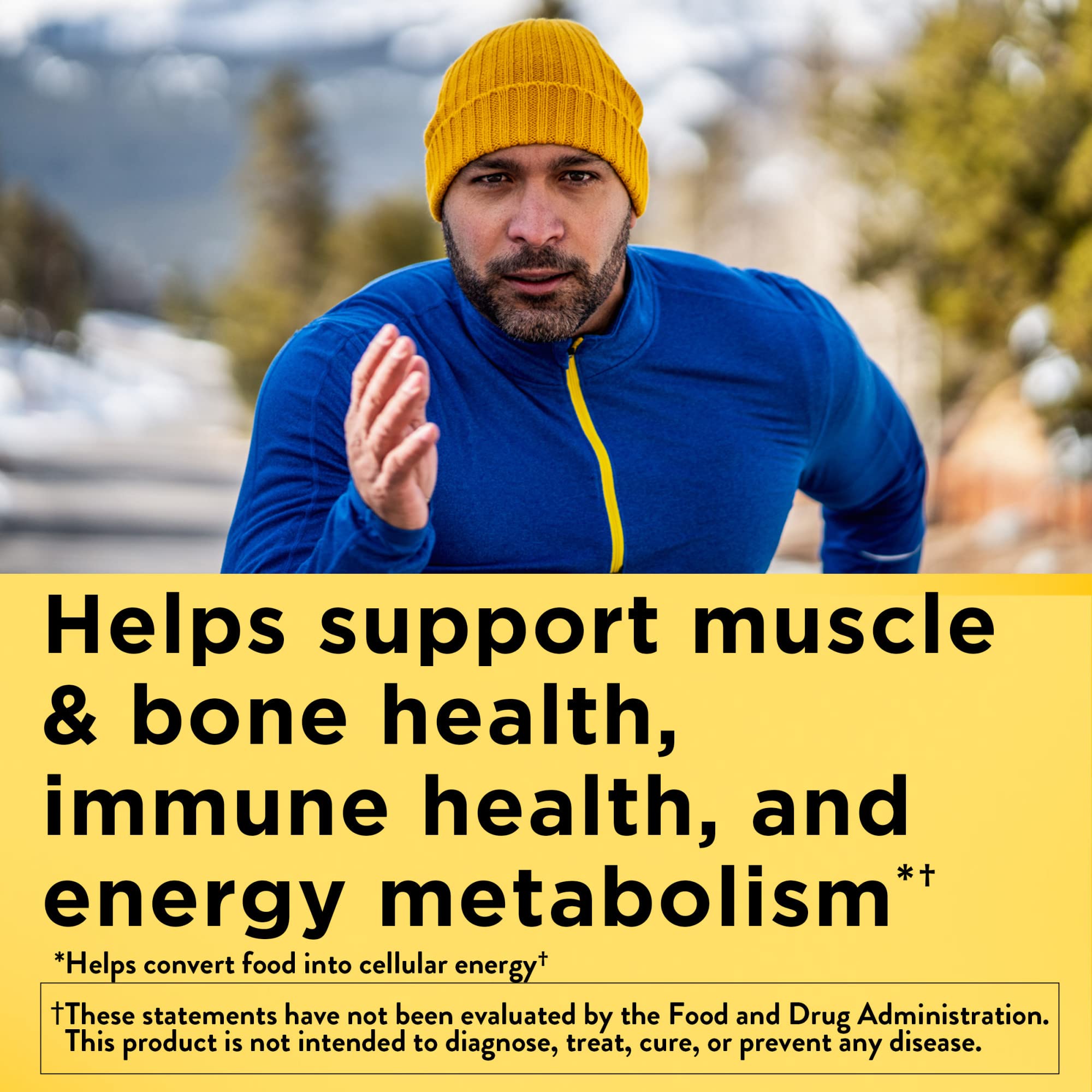 Nature Made Multivitamin for Him + Omega-3 Gummies bottle side view