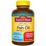 Nature Made Omega 3 Fish Oil 1200 mg Softgels front view
