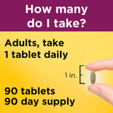 Nature Made Prenatal Vitamins Folic Acid on a wooden table