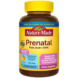 Nature Made Prenatal Vitamins with DHA 110 softgels front view